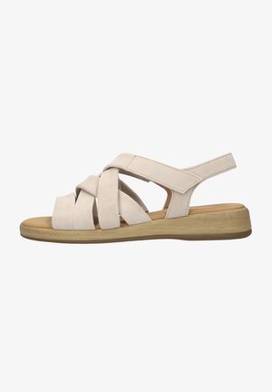 Gabor, GABOR DAMES SANDALEN MET HAK 736. - Sandalen - samtchevreau oak s holz