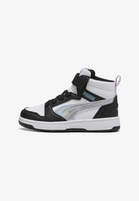 Selezionato, black lilac crush white