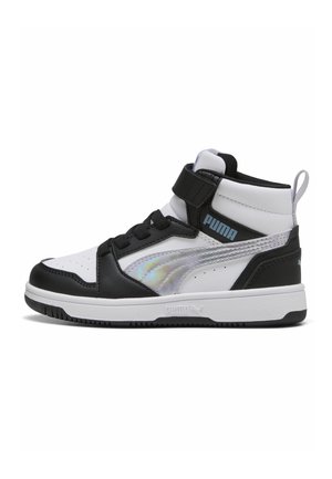 REBOUND MID SPACE BELLE  - Korkeavartiset tennarit - black lilac crush white