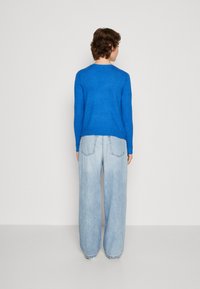 VILA VIRIL - Kardigan - lapis blue/dark melange