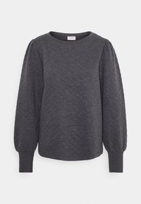JDY Langarmshirt - mottled dark grey