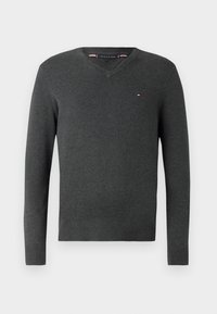 Unselected, dark grey heather