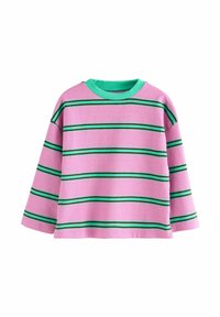 Next Langarmshirt - pink green