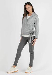 Attesa Maternity OLIMPIA G - Slim fit -farkut - grey denim