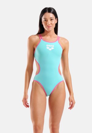 DOUBLE CROSS BACK - Badedragt - water-shocking pink