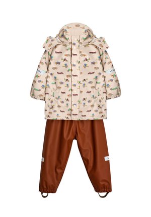SET 2 PIECE - REGULAR FIT - Parkatakki - brown bug