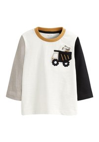Next POCKET - Top s dlhým rukávom - black white truck