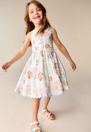 Little Bird, REGULAR FIT - WOVEN RIC RAC TRIM DRESS . - Jurk - rainbow mermaids