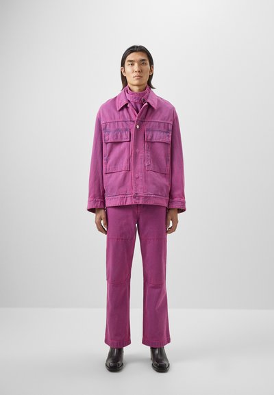 Solid Homme MEN'S PANTS - Τζιν χαλαρής εφαρμογής - pink