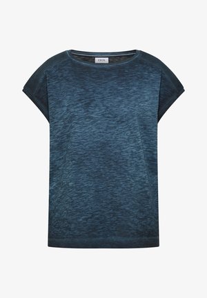 Cecil, T-SHIRT MIT BOATNECK IM GARMENT-DYE-LOOK - T-shirt basic - universal blue