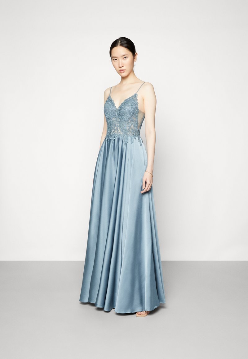 Mascara Ballkleid steele blue/blau Zalando.ch