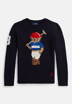 POLO BEAR CREWNECK SWEATER 8-20Y - Džemper - navy