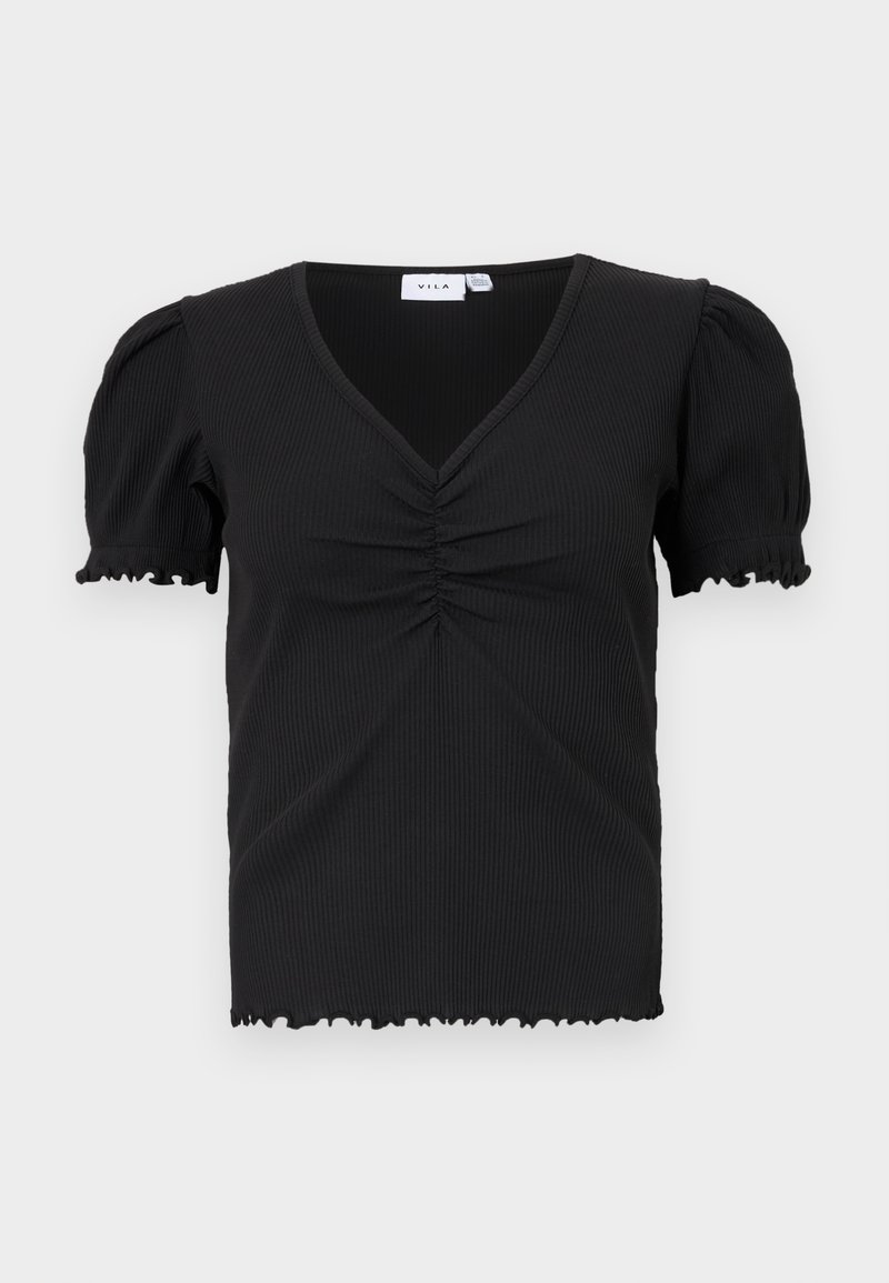 Vila T-shirt basic zwart