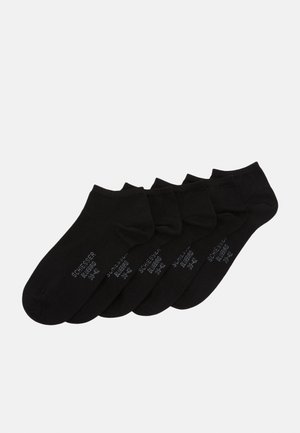 Schiesser SNEAKER 5 PACK - Strømper - black