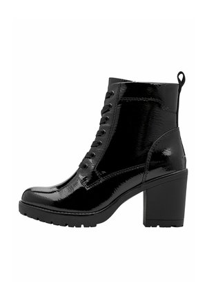Marco Tozzi, 2-25204-41 - Enkellaarsjes met hoge hak - black patent