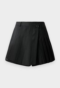 SKORT NATURA - Pleated skirt - black