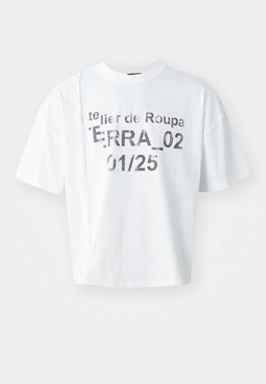 Atelier de roupa SPLIT UNISEX - Apdrukāts T-krekls - white