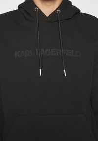 KARL LAGERFELD Felpa con cappuccio - black