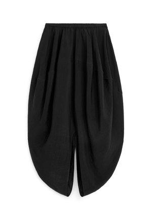 ARKET, ARKET COCOON-SHAPED SKIRT - Jupe longue - black