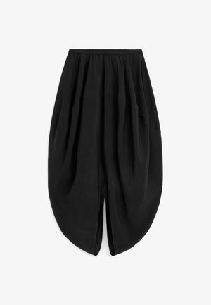 ARKET, ARKET COCOON-SHAPED SKIRT - Jupe longue - black