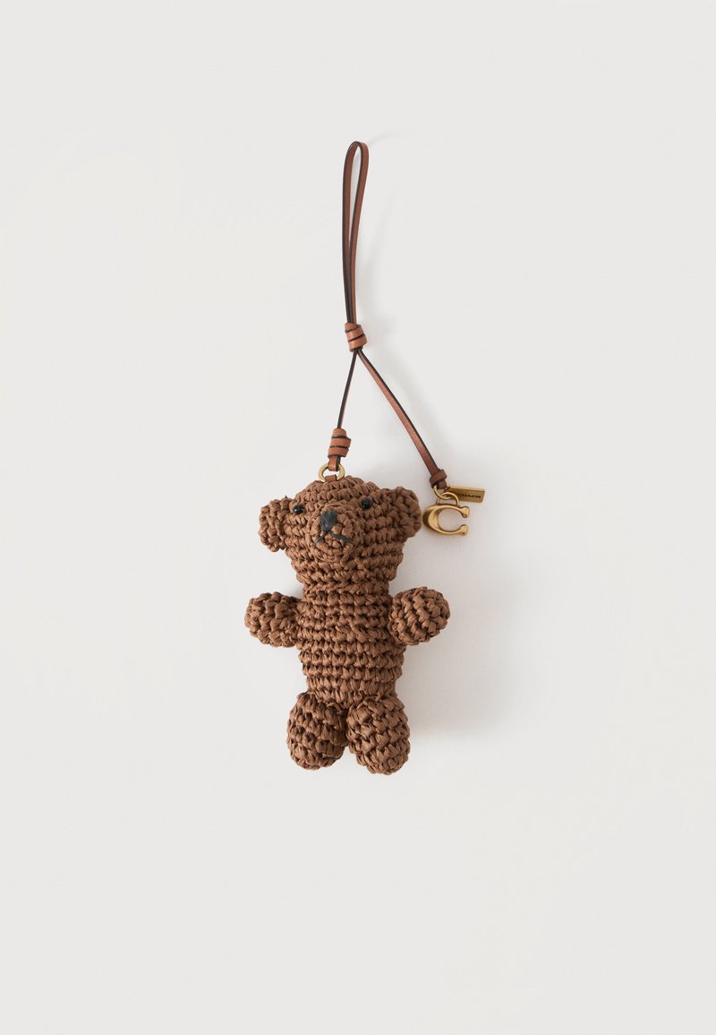 COACH STRAW BEAR - Porte-clefs - brown