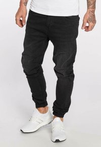 DEF - Jeans Slim Fit - black Miniaturebillede 1