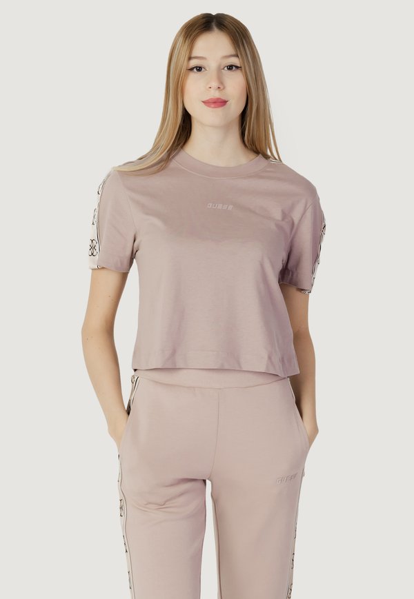 BRITNEY CROP TEE - T-Shirt print - rose