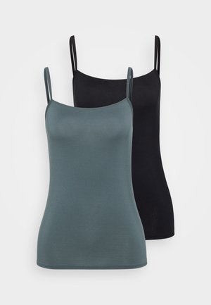 2 PACK - Hemd - black/green