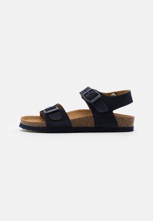 LEATHER - Sandalen - dark blue