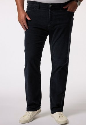BAUCHFIT, 5-POCKET - Stoffhose - navy blue