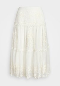 Lauren Ralph Lauren RELMARET MID - A-vonalú szoknya - silk white