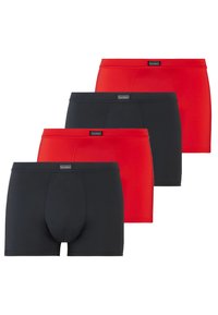 Unausgewählt, rot schwarz