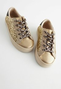 Next Sneakers - gold glitter