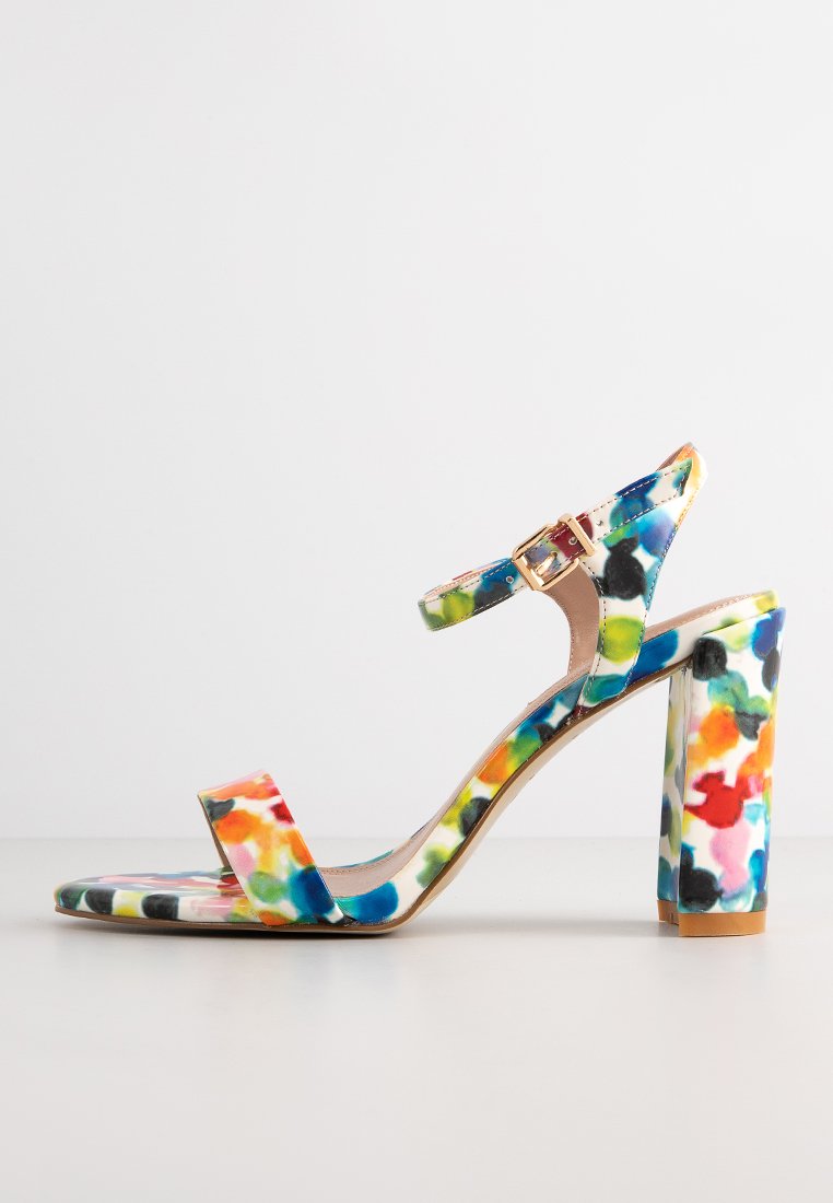 Dune London Sandalen met hoge hak beige