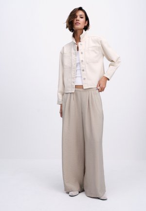 THE SET, 2 PACK PALAZZO WIDE LEG  - Stoffhose - neutral navy blue