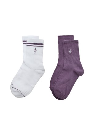 2-PACK OF STRIPED - Calze - lilac