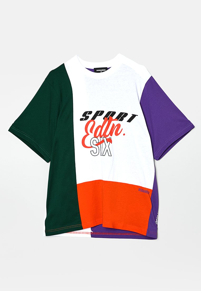 Dsquared2 T-shirt print meerkleurig Dsquared2 T-shirt print meerkleurig