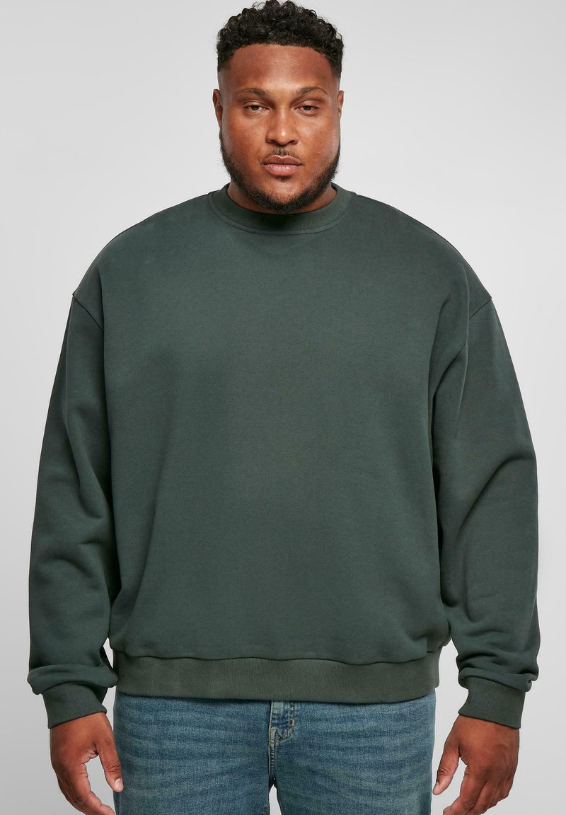 Urban Classics ULTRA HEAVY CREW - Sweatshirt - bottlegreen