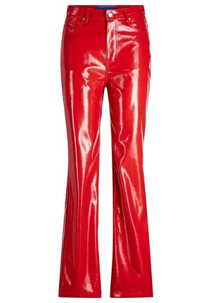 Pantalones - mottled red