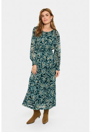 MAXINESZ - Dienas kleita - pine autumn floral