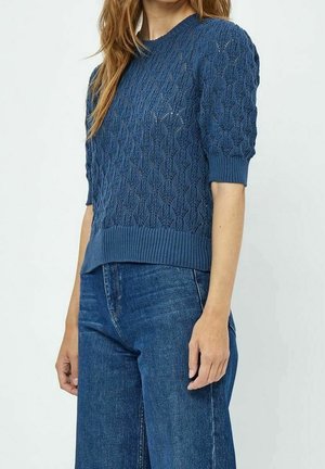 Jednoduché tričko - dark-blue denim