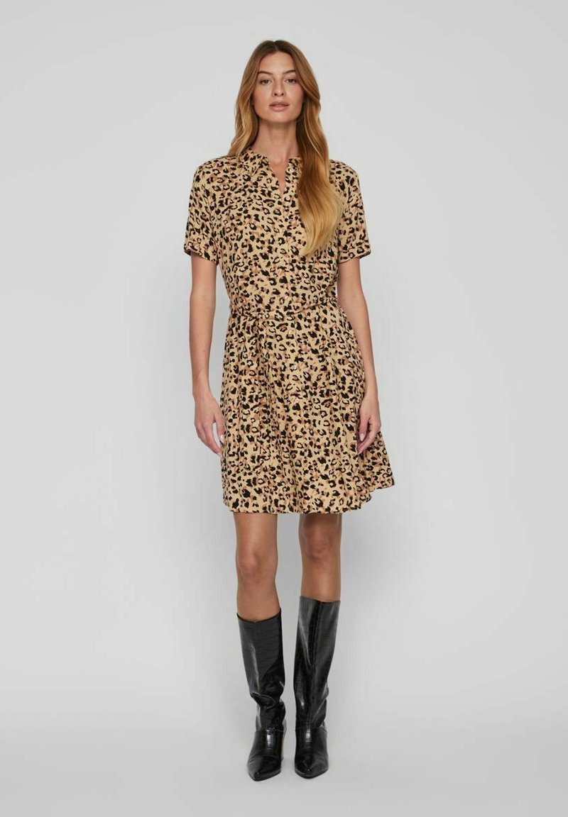 VILA VIPAYA S S NOOS - Srajčna obleka - curds whey