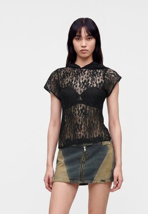 Noisy May NMOLLIE HOOD - Blouse - black