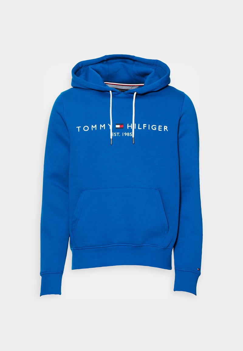 Sweat à capuche logo bleu clair homme - Tommy Hilfiger