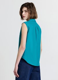 Calliope COLLO - Camicetta - verde petrolio