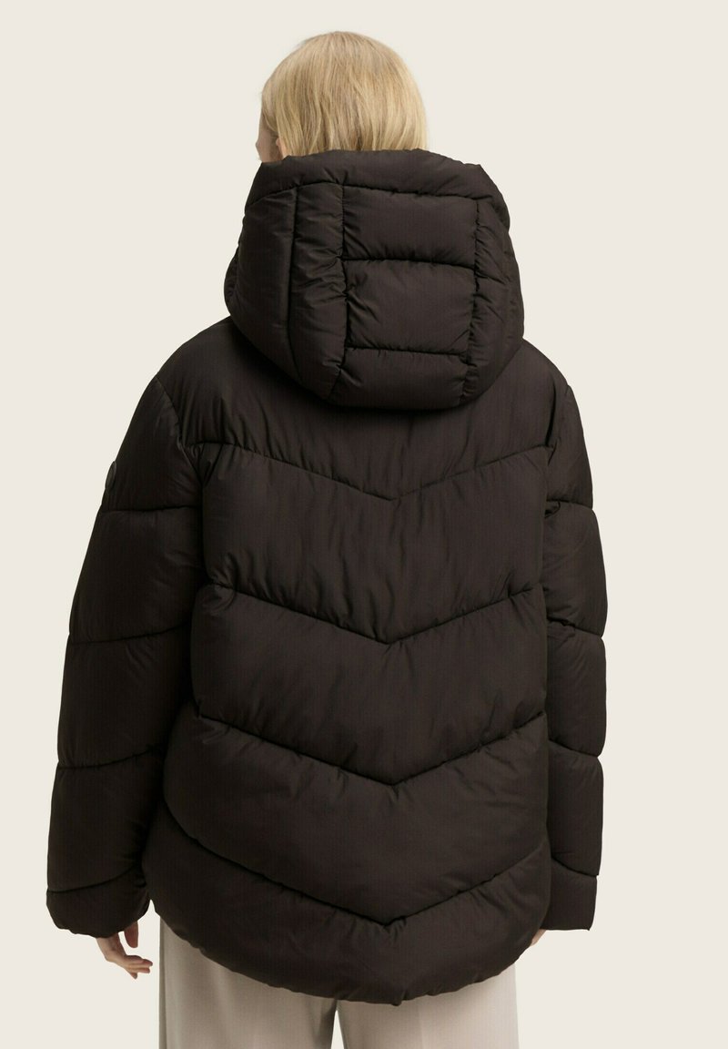 TOM TAILOR Winterjacke deep black/schwarz