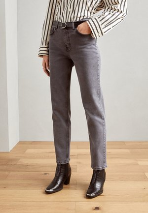 Straight leg jeans - grey denim