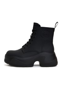 Cesare Gaspari Bottines à plateau - mottled black