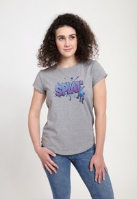 Henry Tiger STRANGE WORLD SPLAT FOCUS - Top - melange grey