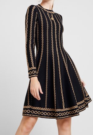 Gebreide jurk - black